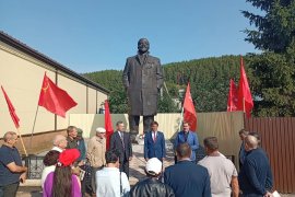 При поддержке Александра Ющенко удалось восстановить памятник Ленину в Стерлибашево