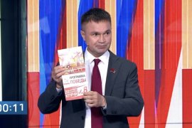 Дебаты на Первом канале. Сергей Казанков