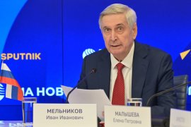 Иван Мельников открыл работу видеомоста  Москва-Минск, посвященного   80-летию Нюрнбергского процесса