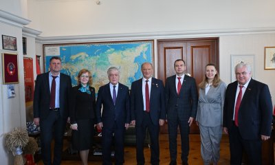 Г.А. Зюганов провёл встречу с Главой Миссии набдюдателей от СНГ, заместителем Генерального секретаря СНГ Нематовым И.Т.