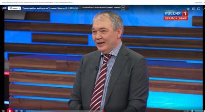 Леонид Калашников в программе «60 минут» на телеканале Россия 1