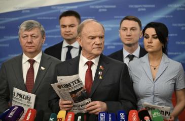 Г.А. Зюганов выступил перед журналистами в Госдуме