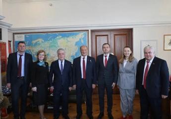Г.А. Зюганов встретился с Главой Миссии наблюдателей от СНГ Ильхомом Нематовым