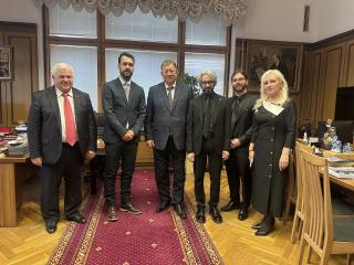 Владимир Кашин и Казбек Тайсаев обсудили с  македонскими парламентариями вопросы  восстановления торгово-экономических связей