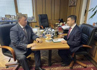 Владимир Кашин провёл встречу с генеральным директором «Росагролизинга» Владимиром Балтером