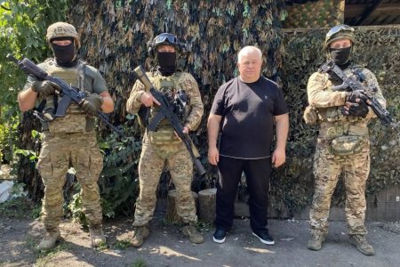 К.К. Тайсаев на Донбассе: поддержка бойцов и помощь детям