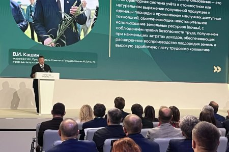 Владимир Кашин выступил на круглом столе «Обеспечение устойчивого развития животноводства в России» в рамках XXVIII агропромышленной выставки «Золотая осень»