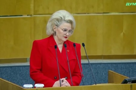 Нина Останина выступила на пленарном заседании Государственной Думы