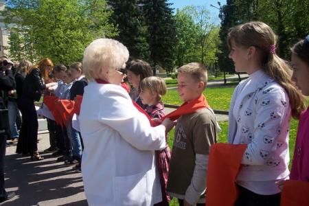 Великий Новгород: Пополнились ряды пионерской организации 