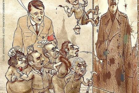 Образ Сталина против психо-информационного оружия врага