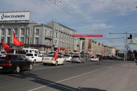 Автопробег  в честь воинов-сибиряков стартовал  в Новосибирске 