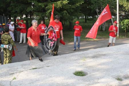 Новосибирская область: Митинг памяти в Краснозёрском 
