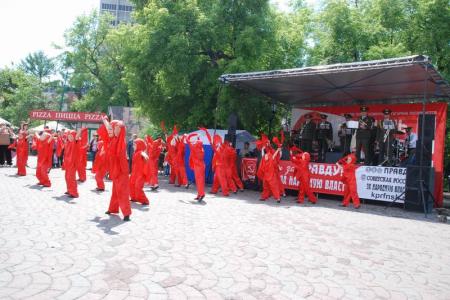 Новосибирск: В Первомайском сквере состоялось открытие фестиваля «День Правды»