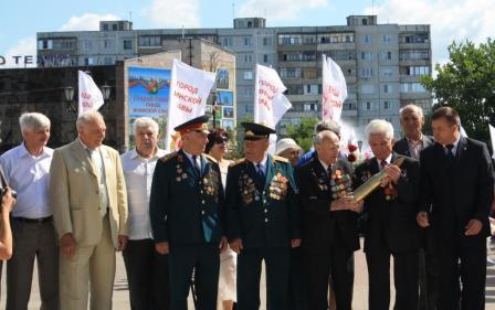 С.В. Муравленко на праздновании присвоения Старому  Осколу звания «Города  воинской славы»
