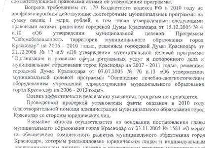 Проштрафился – отвечай! Прокурорское представление главе города Краснодара
