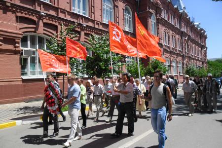Помним, скорбим, гордимся! В Астрахани прошли мероприятия коммунистов, посвященные 70-летней годовщине начала Великой Отечественной войны
