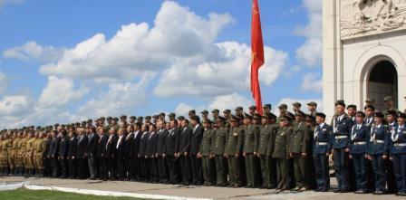 С.В. Муравленко на Третьем  ратном поле России