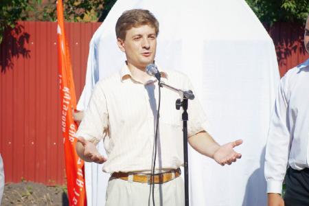 В Пензе открыт памятник Сталину