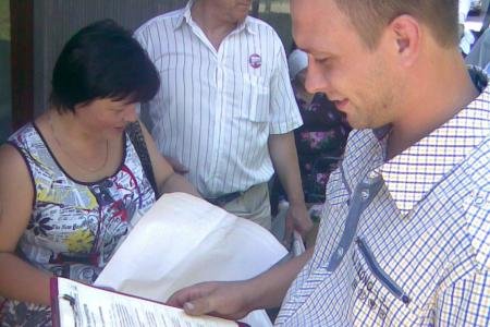 Агитпоездка воронежских коммунистов. Нижнедевицк  говорит: «ДА!» 