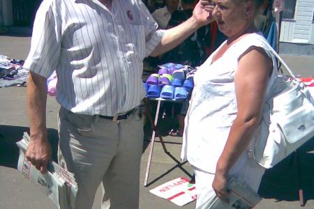 Агитпоездка воронежских коммунистов. Нижнедевицк  говорит: «ДА!» 