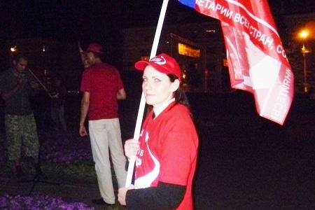 «Эта страна живет в каждом из нас…» Алтайские коммунисты провели митинг в честь Советского Союза и выступили против ликвидации памятника В.И. Ленину