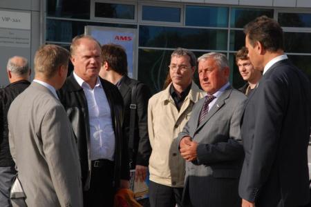 Новосибирск. Начало визита Председателя ЦК КПРФ Г.А. Зюганова