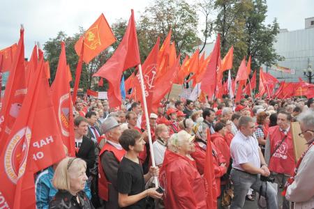 Г.А. Зюганов: Самым великим в нашей истории было государство, рожденное Октябрем! В Москве состоялся митинг «20 лет без СССР»
