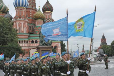 Г.А. Зюганов принял участие в праздновании Дня ВДВ на Красной площади