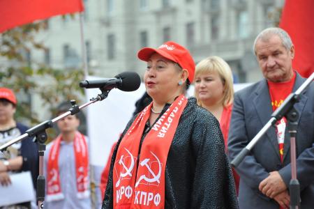 Москва: Акция протеста и митинг-концерт "двадцать лет без СССР" (Фоторепортаж)
