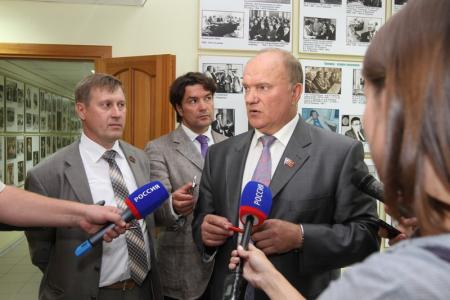 kprfnsk.ru: Хроника визита лидера КПРФ Г.А. Зюганова в Новосибирскую область