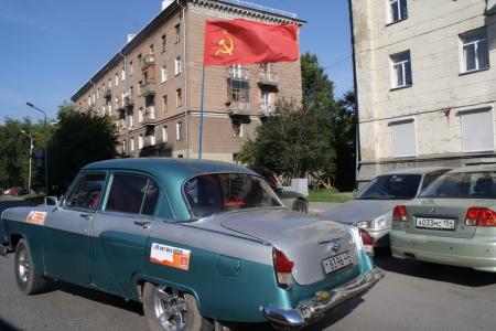 Автопробег «20 лет без СССР» направился в Болотнинский район Новосибирской области