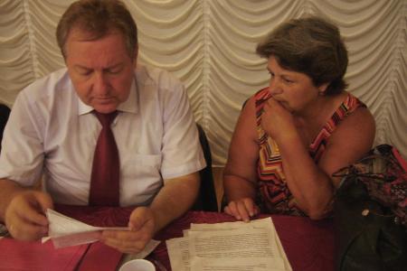 Краснодарский край. Отчетная поездка секретаря ЦК КПРФ, депутата Госдумы РФ С.П.Обухова в город Ейск
