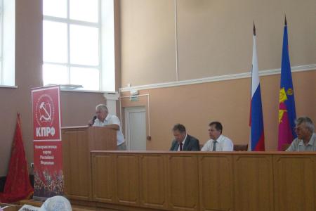 Депутат Госдумы С.П.Обухов на встрече с избирателями Гулькевичского района Краснодарского края: Инициативы КПРФ и три аферы «Единой России» в ходе весенней сессии Думы