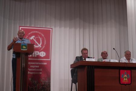 «За 20 лет после развала СССР у каждого жителя России олигархи вытащили из кармана по 50 тысяч долларов». Депутат Госдумы С.П.Обухов провел отчет перед избирателями Мостовского района Краснодарского края
