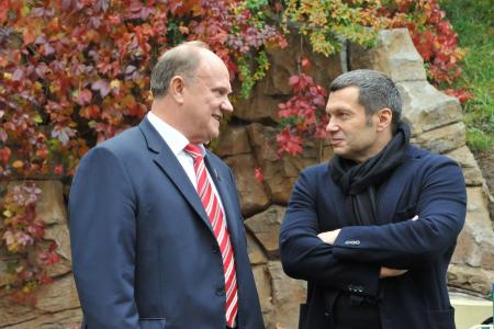Г.А. Зюганов в программе  «Поединок» на телеканале «Россия 1». Фоторепортаж 