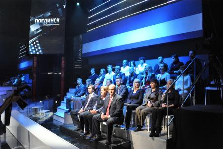 Г.А. Зюганов в программе  «Поединок» на телеканале «Россия 1». Фоторепортаж 