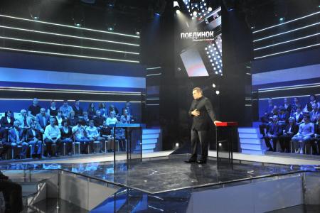 Г.А. Зюганов в программе  «Поединок» на телеканале «Россия 1». Фоторепортаж 