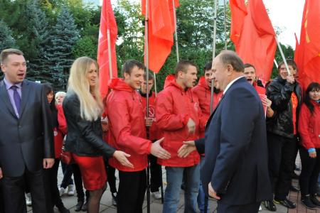 Открытие XIV (внеочередного) Съезда КПРФ (Фоторепортаж)