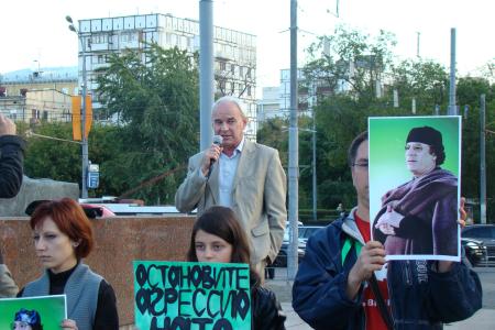 Москва: Кампания протеста против агрессии НАТО в Ливии продолжается