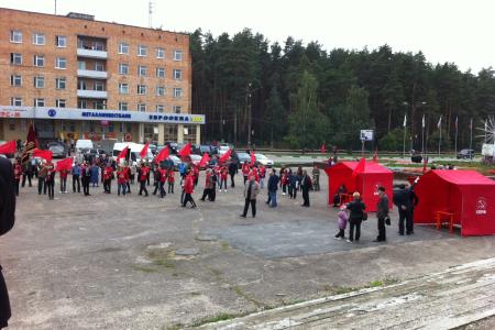 Выкса, Нижегородская область: Коммунистов провокациями не испугать!