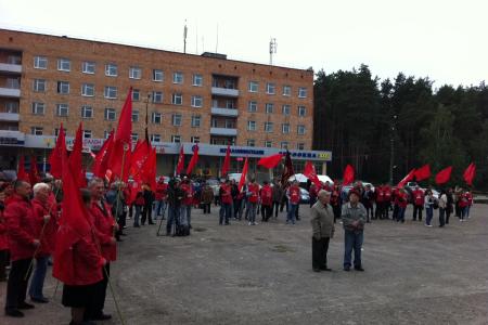 Выкса, Нижегородская область: Коммунистов провокациями не испугать!