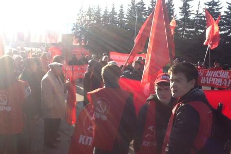 Уфа: Митинг в поддержку законопроекта «О детях войны»