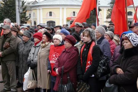 Рязанская область: Митинг в рамках Всероссийской акции в поддержку законопроекта «О детях войны»