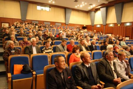Белгородская область: С.В. Муравленко на открытом партийном собрании  в Старом Осколе