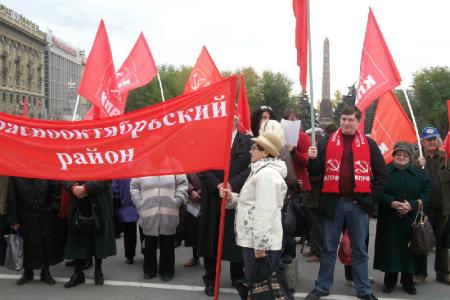 Волгоградская область: Митинг в защиту "детей войны"
