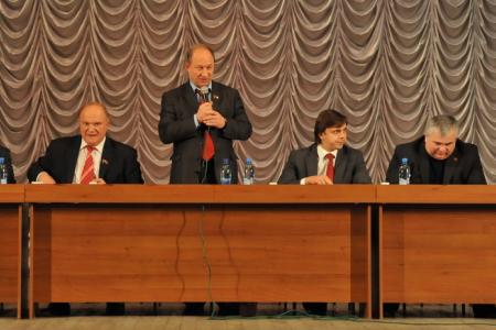 «Настроения людей - в нашу пользу». Г.А. Зюганов принял участие в совещании партийного актива Москвы 