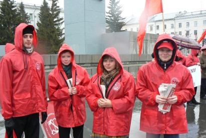Курган: Пикет против нищего бюджета и беспредела на выборах 