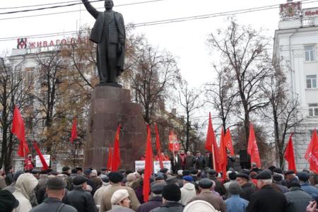 Рязанская область: Митинг в рамках Всероссийской акции в поддержку законопроекта «О детях войны»