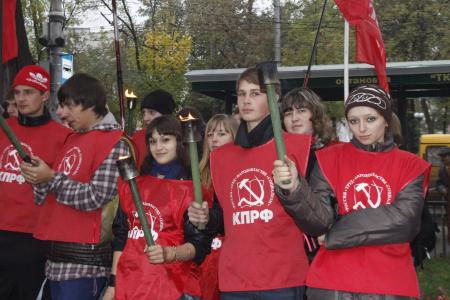 Воронеж: «Вечная память защитникам Дома Советов!»