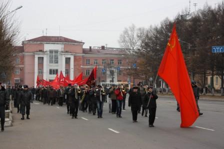 «Великий Октябрь построил легендарный город Комсомольск-на-Амуре!» Памятные акции коммунистов Хабаровского края